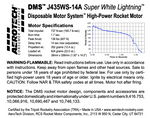 AeroTech J435WS-13A 38mm x 356mm Single Use DMS 1-Motor Kit - 104314